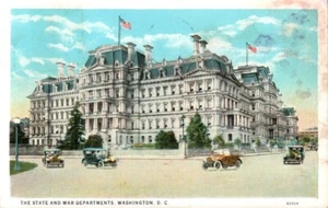 Postcard - The State, War and Navy Building Washington, DC Posted 1937 Old Cars - Picture 1 of 2