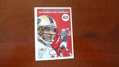 2000 FLEER TRADITION # 169 STEVE YOUNG FOOTBALL CARD - Image 1 of 2