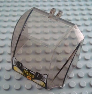 LEGO Translucent Black Res Q Windscreen Piece - Picture 1 of 1