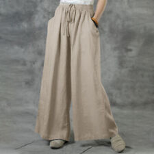Women's High Waist Denim Trousers Retro Belt Baggy Jeans Tapered Pants Plus  Size