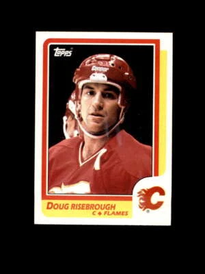 1986 Topps Hockey #196 Doug Risebrough STARX 8 NM/MT  (CS807659) - Image 1 of 2