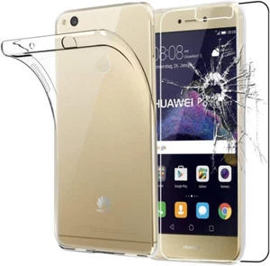 - Cover per Huawei P8 Lite (2017), Custodia Silicone Trasparente, Protezione TPU - Foto 1 di 12