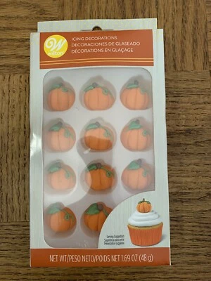 Wilton Icing Decorations “pumpkin”Brand New-SHIPS N 24 HOURS - Image 1 of 4