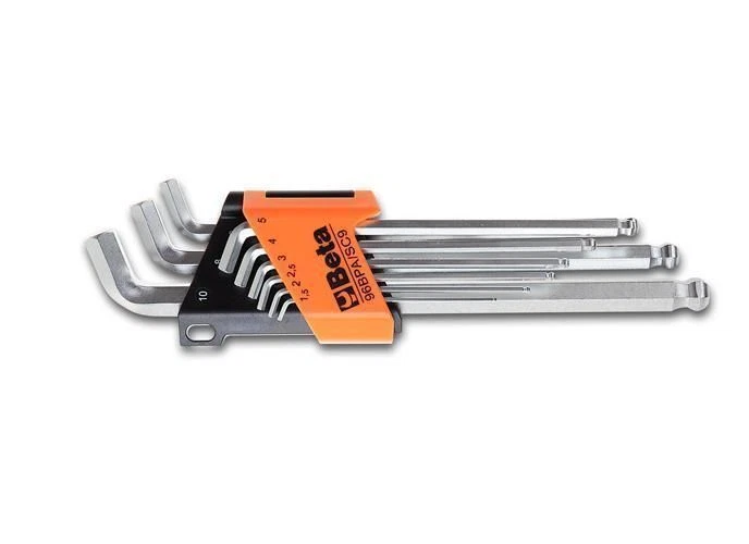 Beta Tools Italy Offset Hex Ball Ended Standard Allen Key Tool Set 1.5 - 10mm - Image 1 of 1