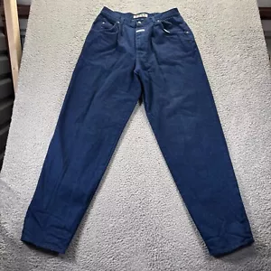 Vintage Boss World Wide Jeans Mens 34x36 Blue Baggy Cotton Tapered Made USA - Picture 1 of 10