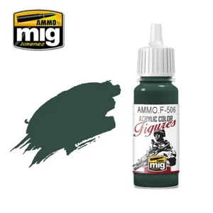 MUNICIÓN - FIGURAS PINTURAS Mediano Verde Ruso Cepillos y Aerógrafo 17ml MUNIF506 - Imagen 1 de 1