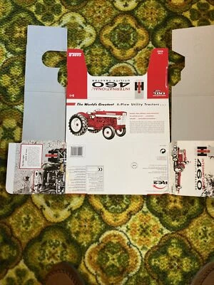Empty ERTL toy box for International 460 Utility Tractor - Image 1 of 3