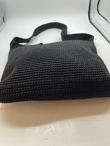 The Sak Crocheted Purse Bag Shoulder Black. Boho style. - Picture 1 of 5