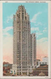 The Tribune Tower Chicago IL. WB Postcard - Picture 1 of 2