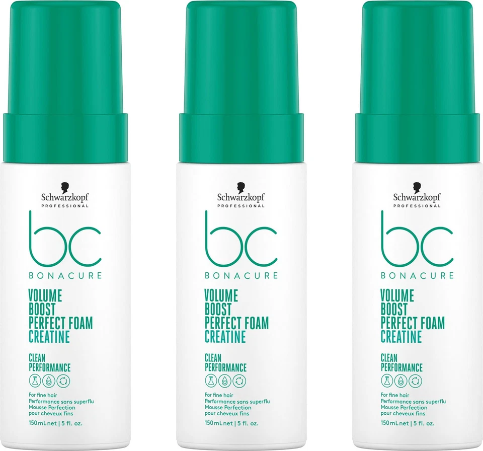 Schwarzkopf BC Bonacure Volume Boost Perfect Foam 3x150 ml