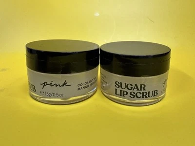 Victoria's Secret розовый сахар скраб для губ 15g 0,5 унц новый лот из 2 - Изображение 1 из 4