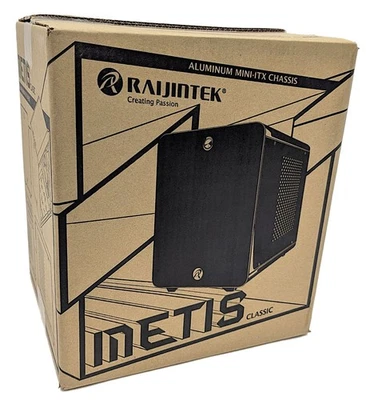 RAIJINTEK METIS Classic Aluminum Mini-ITX PC Chassis Case (RED) 0R200012 - NIB - Image 1 of 4