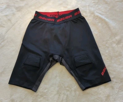 Pantalones cortos de compresión de hockey para jóvenes Bauer, talla mediana nuevos sin etiquetas Foto 1 de 4