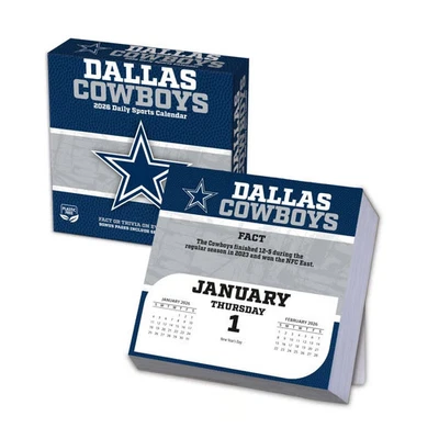Turner Licensing, NFL Dallas Cowboys 2026 Desk Calendar, 5.38'' X 5.38'', 12-Mo