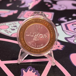 Las Vegas Luxor LE Ten Dollar Gaming Token, .999 Pure Silver Cased! - Picture 1 of 2