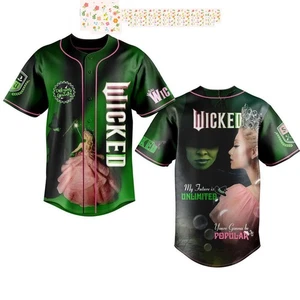 Wicked My Future Is Unlimited Youre Gonna Be Popular Personalized Baseball Jerse - Picture 1 of 4
