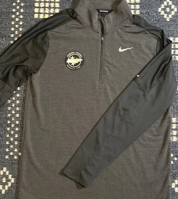 Nike Vanderbilt Béisbol Hombres GRANDE 1/4 Cremallera EQUIPO EMITIDO Negro VandyBoys Pullove Foto 1 de 4