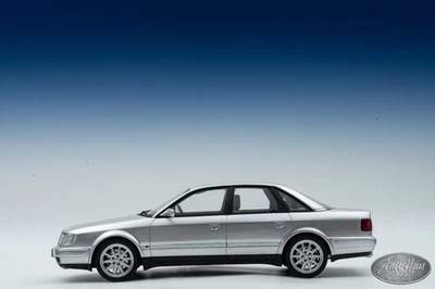 1/18 Otto 1993 Audi 100 S4 (C4) 4.2L V8 Crystal Silver 🤝ALSO OPEN FOR TRADE🤝 - Image 1 of 4