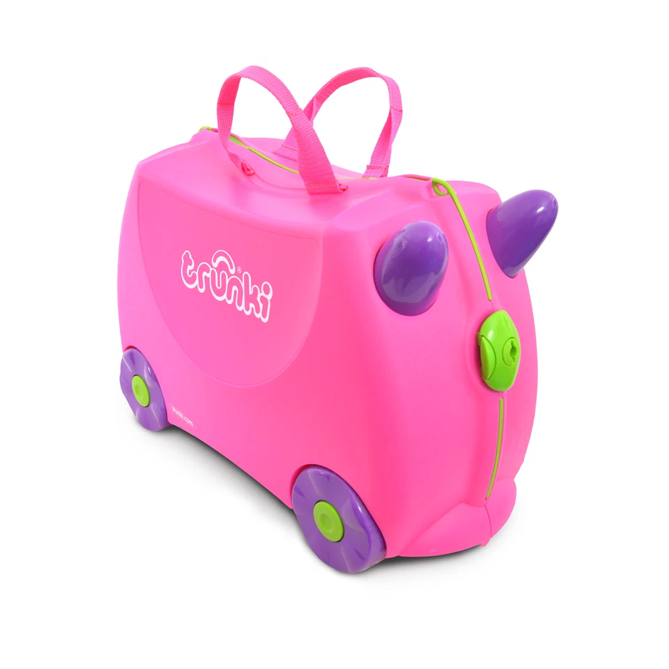 Trunki Kinderkoffer Trixie Pink – Ride-On Koffer für Mädchen - Wie neu - Bild 1 von 4