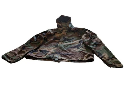 Abrigo chaqueta química militar prenda con capucha Foto 1 de 4