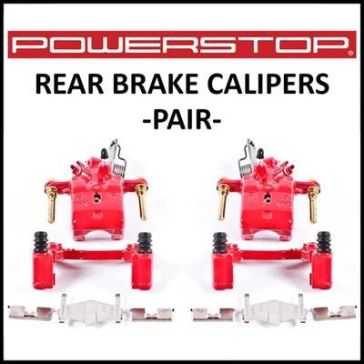 Pinzas de freno traseras PowerStop con soportes para Nissan Máxima/Infiniti I30 1995-00 Foto 1 de 2