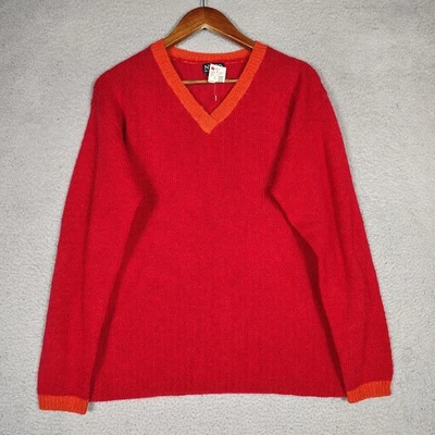 Suéter para mujer New York & Company rojo mediano 100 % lana grueso tejido vintage nuevo con etiquetas Foto 1 de 4