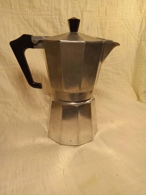 PezzEtti Ital Express Cafetera Espresso Estufa Superior Italia Aluminio Moka Foto 1 de 4