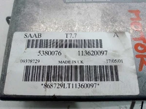 5380076 centralina motore SAAB 9-5 SEDAN 2.0 T S ECOPOWER 1999 915583 - Foto 1 di 15