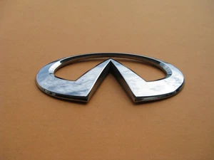 2008-2017 INFINITI EX35 EX37 QX50 REAR LID CHROME EMBLEM LOGO BADGE SIGN A46202 - Picture 1 of 6