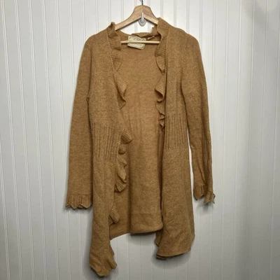 Suéter de Lana de Cordero Mediano Mujeres Cárdigan Fluido Hippie Boho Acogedor Capricho Angora Foto 1 de 4