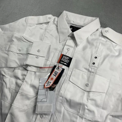 Camisa táctica de sarga para hombre 5.11 PDU clase B manga larga, 72345- blanca 16-16.5 Foto 1 de 4