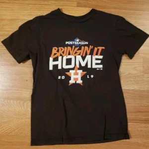 Astros MLB schwarz Majestic Bringin it Home 2019 T-Shirt Kinder M 10/12 - Bild 1 von 3