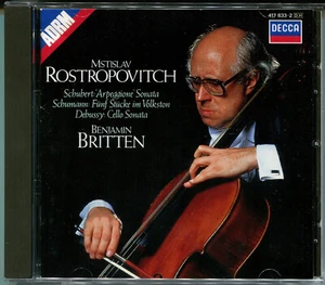 MISTISLAV ROSTROPOVITCH "Debussy, Sonata for cello and piano, Britten" CD, Neu! - Bild 1 von 1