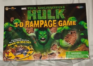 MARVEL THE INCREDIBLE HULK 3D RAMPAGE BOARD GAME BY ROSEART VINTAGE 2003 NEW - Picture 1 of 9