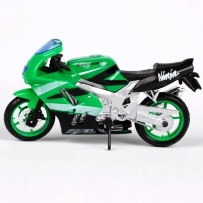 Maisto 1:18 Kawasaki Ninja ZX 9R Alloy Motorcycle Bike Model Toy Collection gift - Image 1 of 3
