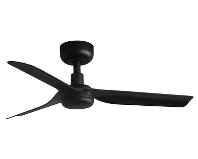 90cm Éco Ventilateur plafond silencieux pour Chambre Mini Punt Noir Télécommande - Photo 1/2