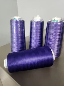 NEW Madeira Embroidery Thread Cone Rayon In BLUE PURPLE # 1322 40 wt 5500m - Picture 1 of 4