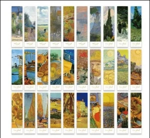 Famous Art van Gogh Monet Bookmark - Picture 1 of 1
