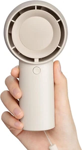 Portable Handheld Fan 4000mAh USB Rechargeable,5Speeds for Travel Outdoor Office - Picture 1 of 4