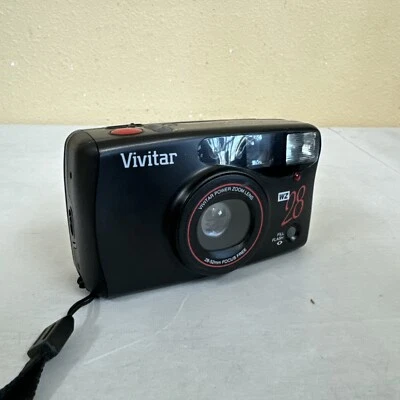 35 mm Camera Vivitar WZ28 28 to 52mm Point and Shoot  Zoom Lens Tested Functions - Image 1 of 4