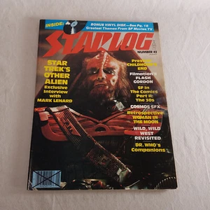 JAN 1981 STARLOG MAGAZINE Issue # 42 STAR TREK KLINGON DR. WHO no vinyl - Picture 1 of 6