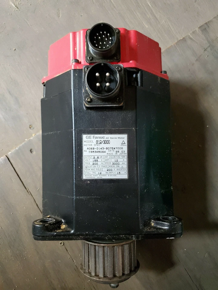Fanuc A06B-0143-B075#7008 AC Servo Motor - Image 1 of 2