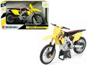 SUZUKI RM-Z450 YELLOW 1/12 DIECAST MOTORCYCLE MODEL BY NEW RAY 57643 - Picture 1 of 1