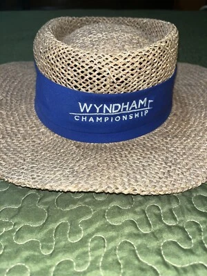 Wyndham Championship Straw Hat  Size M/l Blue Band , Golf , Outdoors - Image 1 of 4
