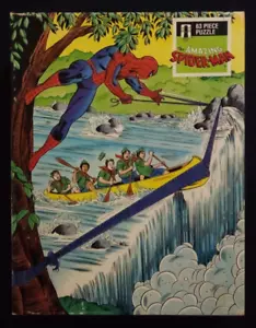 Amazing Spider-man 63pc Puzzle 1988 Rainbow Works Complete #75912-6 - Picture 1 of 6