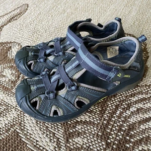 Merrell Hydro Water Sandal Kid’s 1 M Closed Toe Adjustable Blue MC53375 - Picture 1 of 8