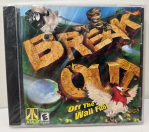 Vintage 2001 Atari Break Out PC Game CDRom (New, Sealed) Infogrames - Picture 1 of 11