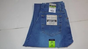 ARIZONA SLIM BOOT CUT JEANS BOYS SZ 18 SLIM -BLUE- NWT - Picture 1 of 3
