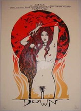 2008 Down - Roadburn Silkscreen Concert Poster by Malleus s/n