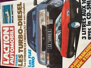 MAGAZINE ACTION AUTOMOBILE SPECIAL TURBO DIESEL CITROEN RENAULT FIAT ANNEE 1983 - Picture 1 of 1